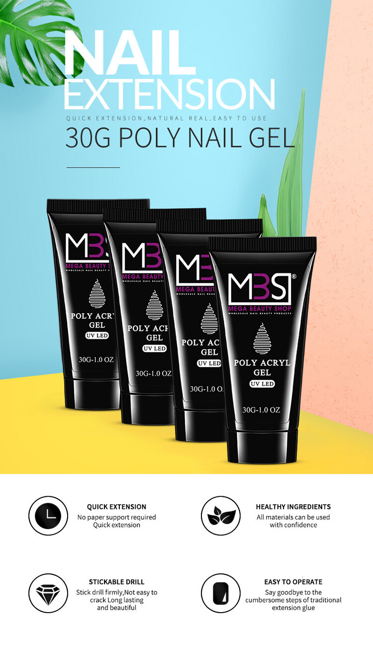 Mega Beauty Shop® Polyacryl gel  (30 gram)