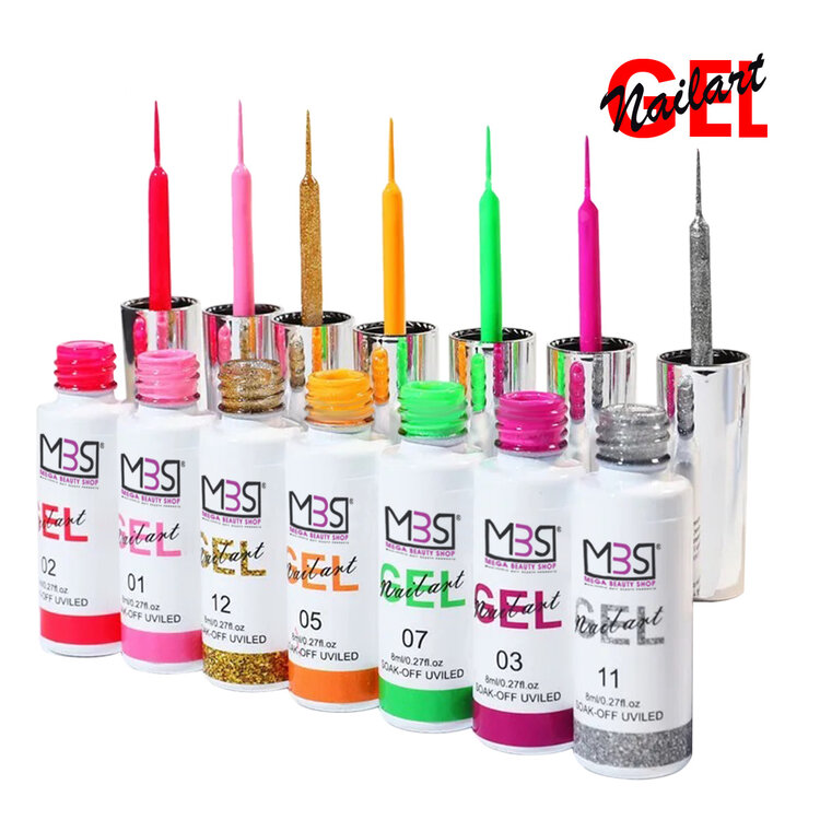 Mega Beauty Shop® Nailart liner set TPO free