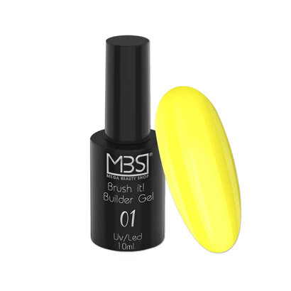 Mega Beauty Shop® Biab gel/Build It gel 10ml. (Geel)