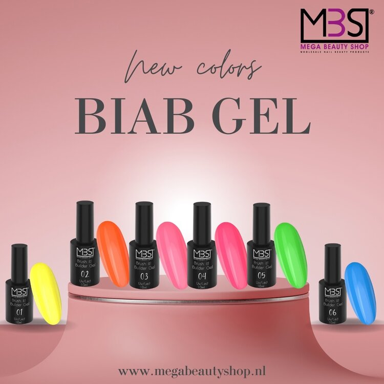 Mega Beauty Shop® Biab gel/Build It gel  10ml. (Roze)