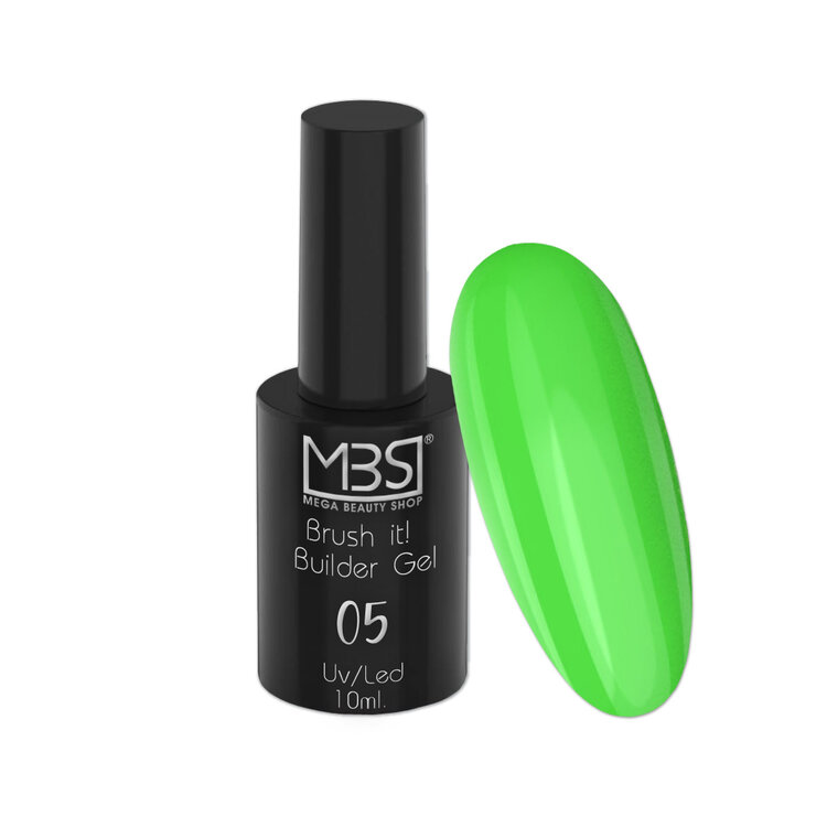 Mega Beauty Shop® Biab gel/Build It gel  10ml. (Neon Groen)