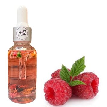 Mega Beauty Shop® Nagelriemolie met pipet  30ml. (frambozen)