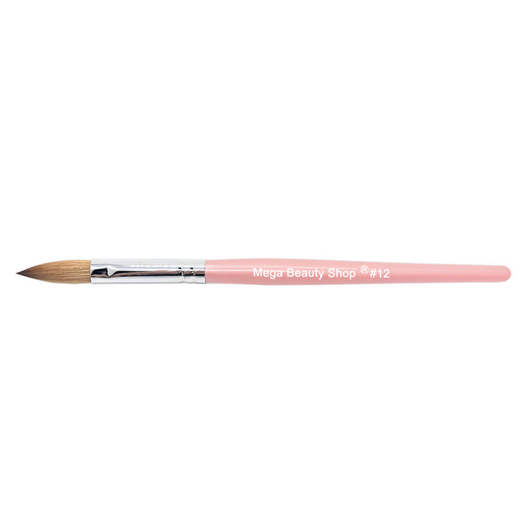 Mega Beauty Shop® Kolinsky acryl penseel  roze #12