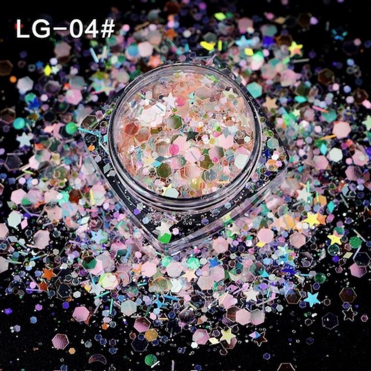 Mega Beauty Shop® Chunky glitter effect (04)