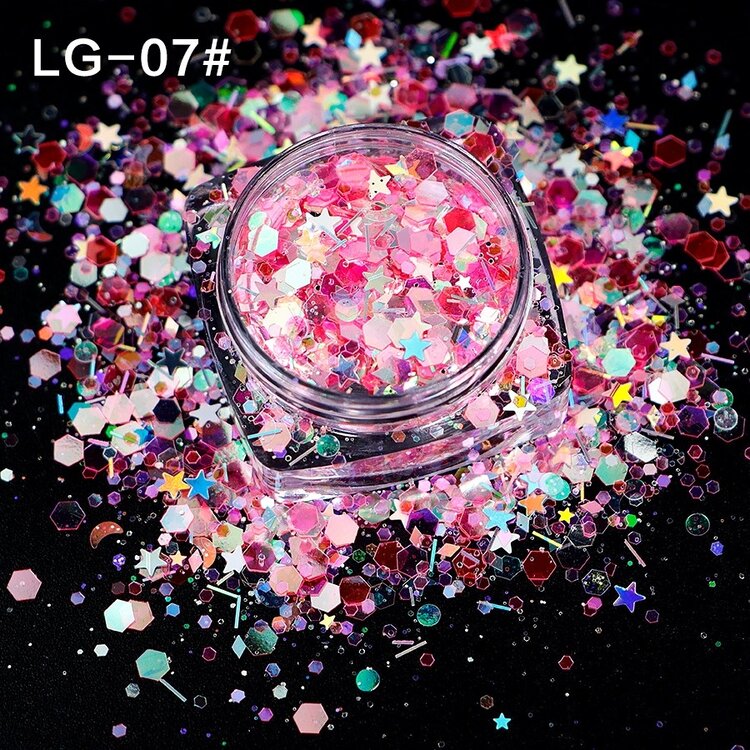 Mega Beauty Shop® Chunky glitter effect (07)