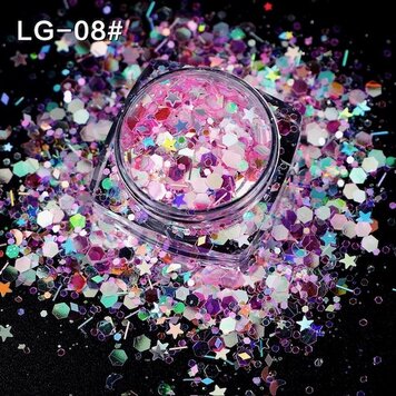 Mega Beauty Shop® Chunky glitter effect (08)