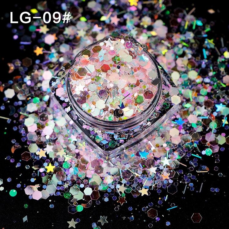 Mega Beauty Shop® Chunky glitter effect (09)