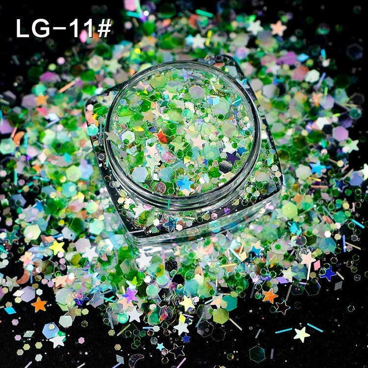 Mega Beauty Shop® Chunky glitter effect (11)