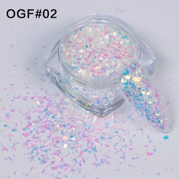 Mega Beauty Shop® White sprakle effect (02)