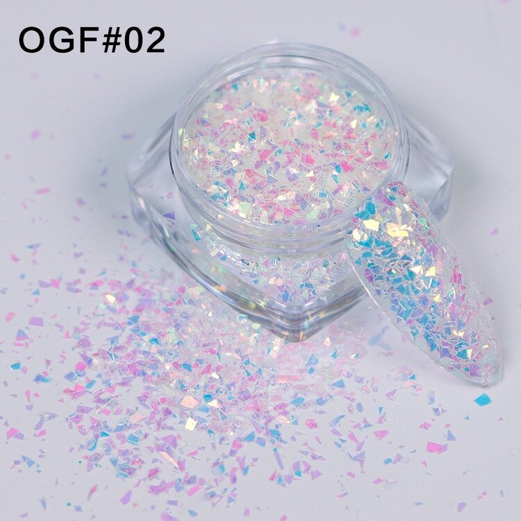 Mega Beauty Shop® White sprakle effect (02)