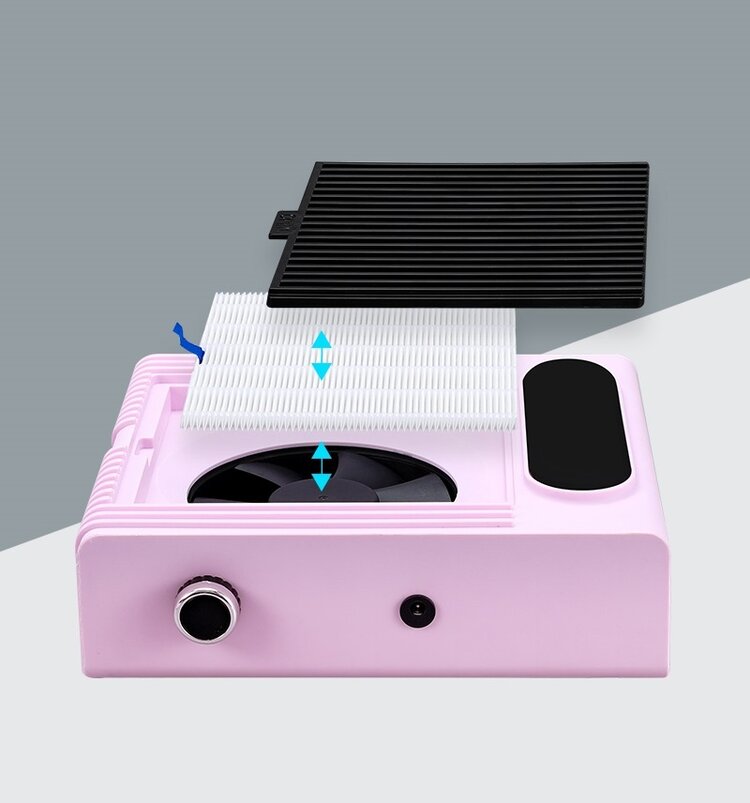 Mega Beauty Shop® Stofafzuiger  met één motor 80Watt (pink)