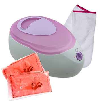 Mega Beauty Shop® Paraffinebad set standaard wit/roze PRO