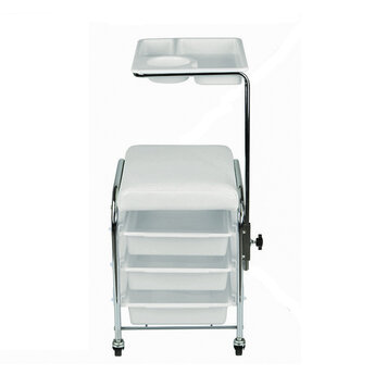 Mega Beauty Shop® Pedicurekruk/ Voetsteun Wit