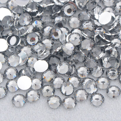 Mega Beauty Shop® Nailart Glas Steentjes 1,5 mm Gray