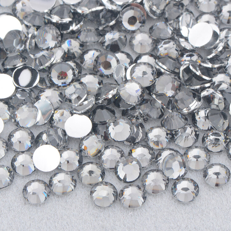 Mega Beauty Shop® Nailart Glas Steentjes 1,5 mm   Gray