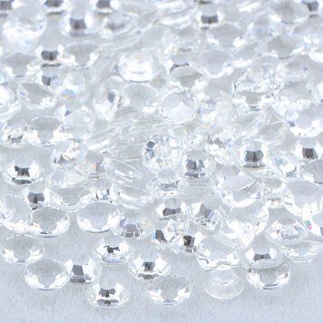 Mega Beauty Shop® Nailart Glas Steentjes 1,5 mm  Transparent