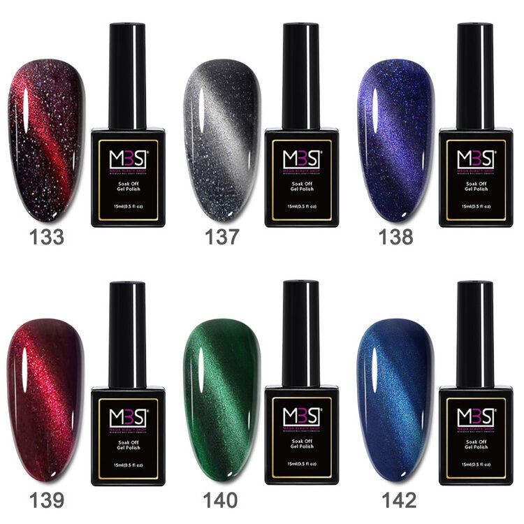 Mega Beauty Shop® Cat Eye gel polish 15ml.  TPO free (137)
