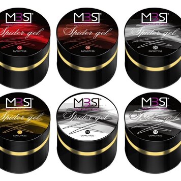 Mega Beauty Shop® Spider gel 5ml. PRO (zilver)  TPO free