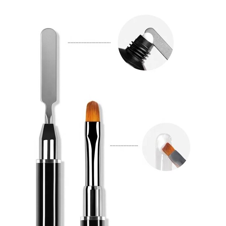 Mega Beauty Shop® Poly gel tool 2in1  roze