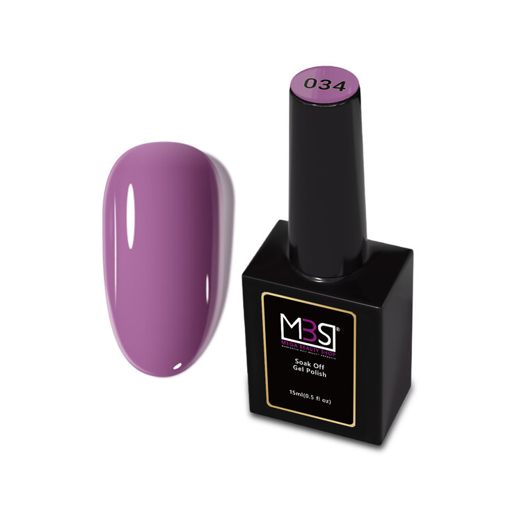 Mega Beauty Shop® Gel polish PRO 15ml.  TPO free (034)