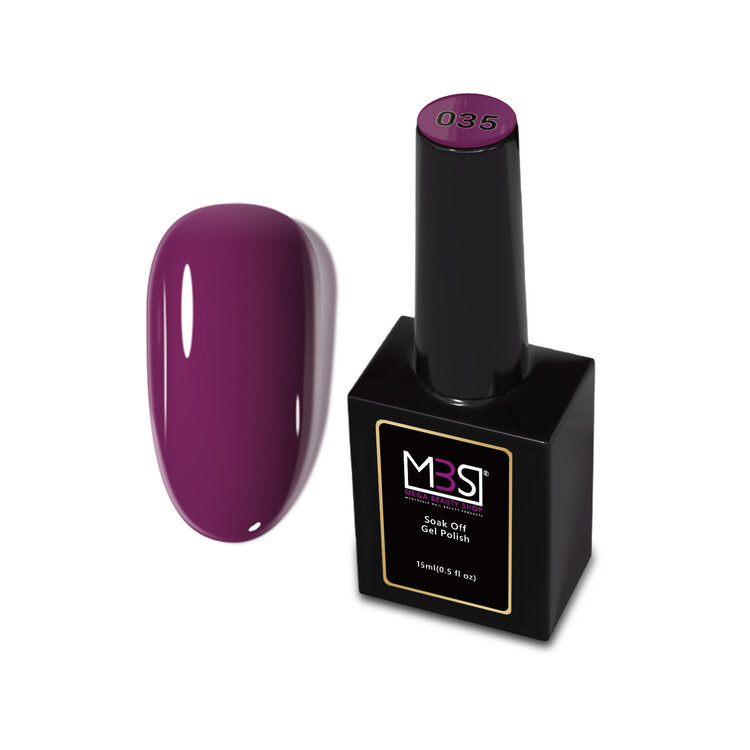 Mega Beauty Shop® Gel polish PRO 15ml.  TPO free (035)