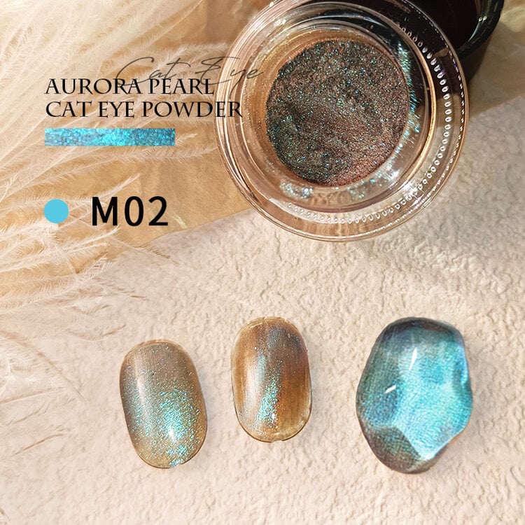 Mega Beauty Shop® Aurora pearl/cateye poeder (02)