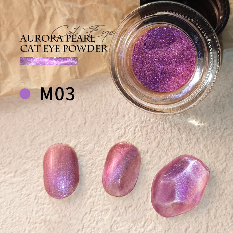 Mega Beauty Shop® Aurora pearl/cateye poeder (03)