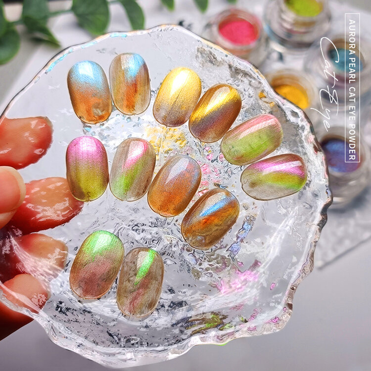 Mega Beauty Shop® Aurora pearl/cateye poeder (04)