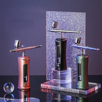 Mega Beauty Shop® Airbrush nail  machine Zwart