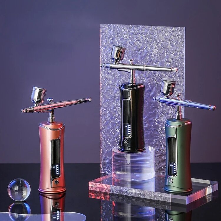 Mega Beauty Shop® Airbrush nail  machine Zwart