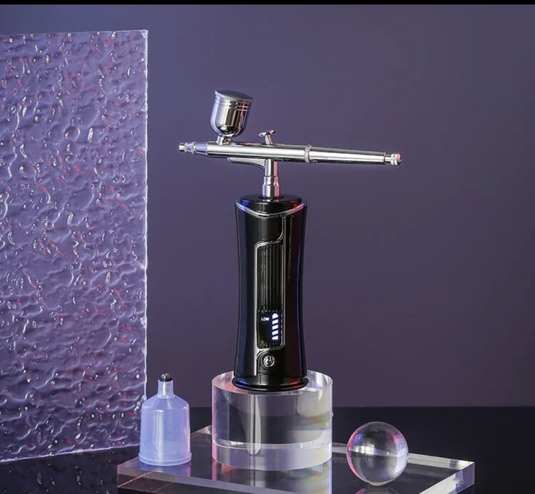 Mega Beauty Shop® Airbrush nail  machine Zwart