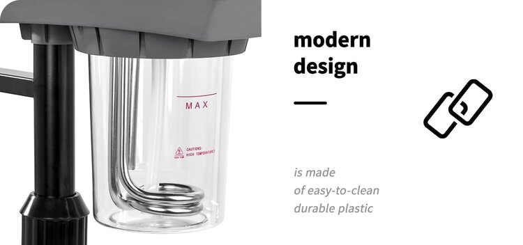 Mega Beauty Shop® Vapozone met loeplamp wit