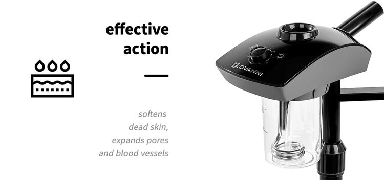 Mega Beauty Shop® Vapozone met loeplamp wit