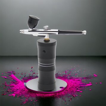 Mega Beauty Shop® Airbrush nail  machine Zwart