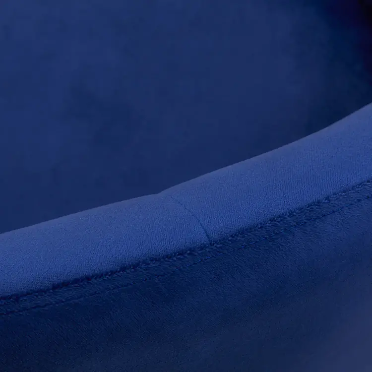 Mega Beauty Shop® Draaistoel LUX donkerblauw fluweel