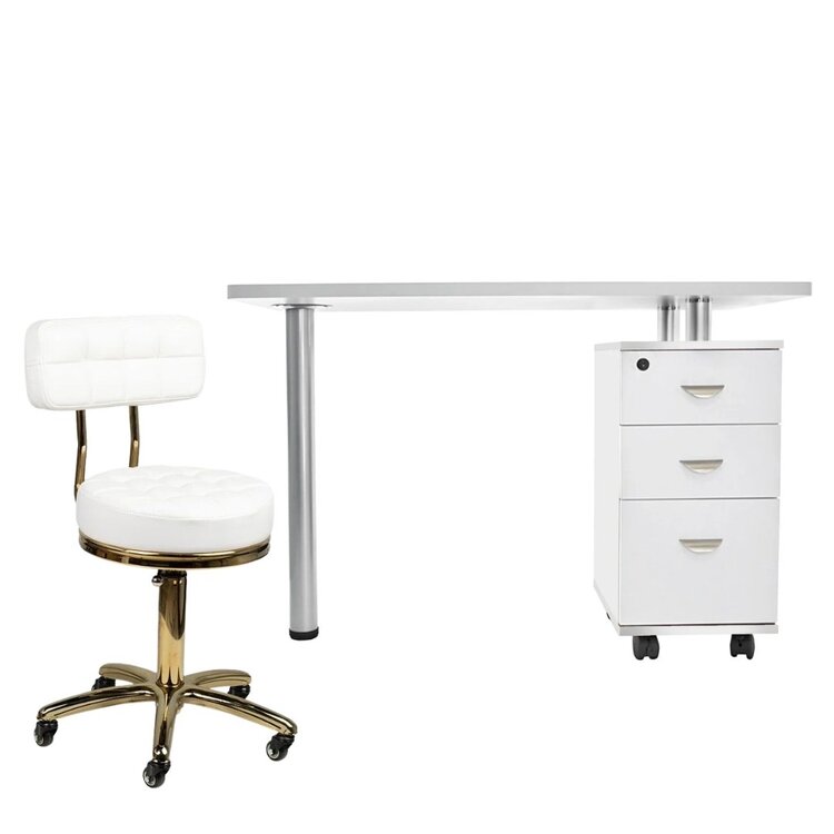 Mega Beauty Shop® Manicuretafel INCL. werkstoel  (01)