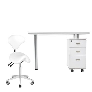 Mega Beauty Shop® Manicuretafel INCL. werkstoel  (02)