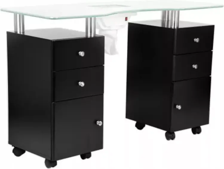 Mega Beauty Shop® Manicuretafel met afzuiger INCL. werkstoel  (03)