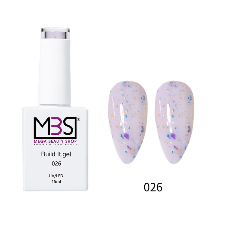 Mega Beauty Shop® Biab gel/Build It gel HEMA & TPO free (026)