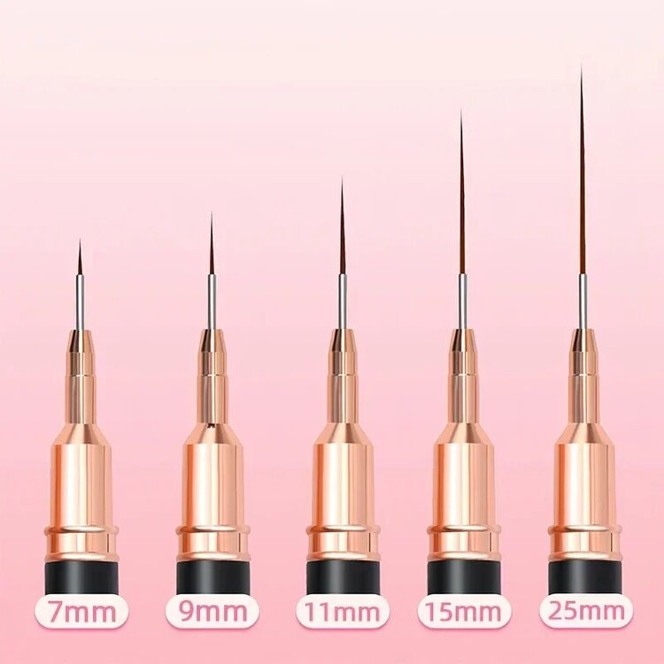 Mega Beauty Shop® Biab nailart penseel set- zwart