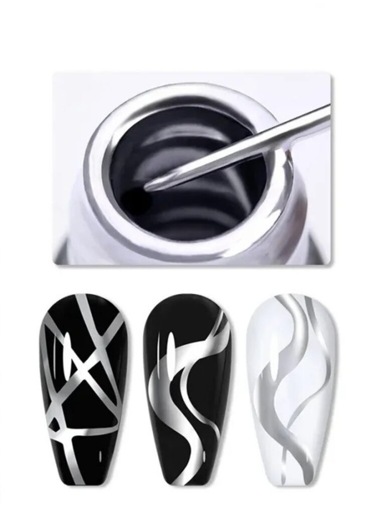 Mega Beauty Shop® Painting liner gel zilver (01)