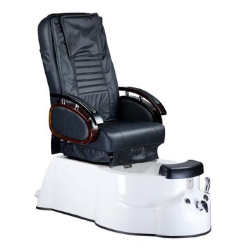 Merkloos SPA Pedicurestoel met massage Zwart