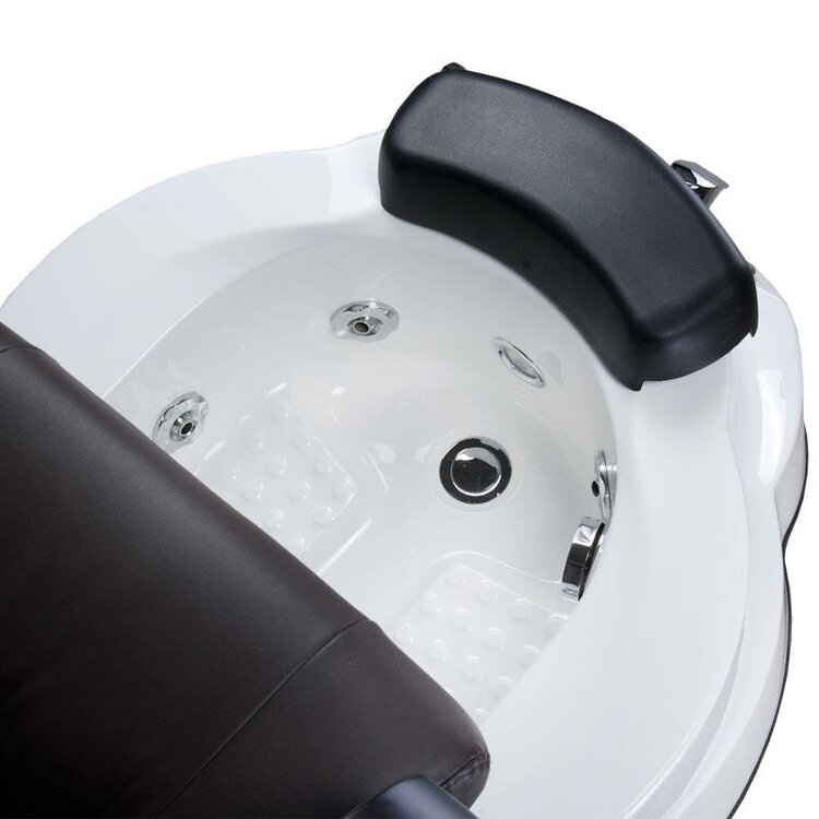 Merkloos SPA Pedicurestoel met massage Bruin