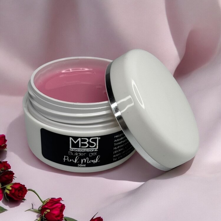Mega Beauty Shop® Builder gel pink mask 30ml. TPO free
