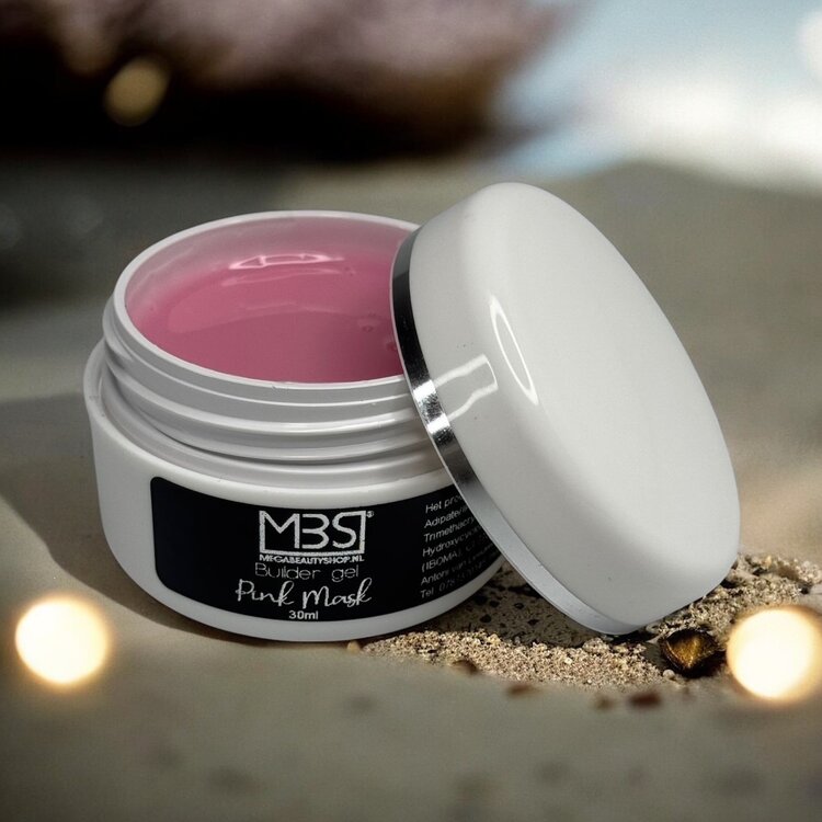 Mega Beauty Shop® Builder gel pink mask 30ml. TPO free