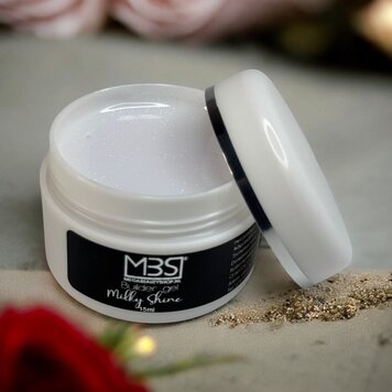 Mega Beauty Shop® Builder gel milky  shine 15ml. TPO free