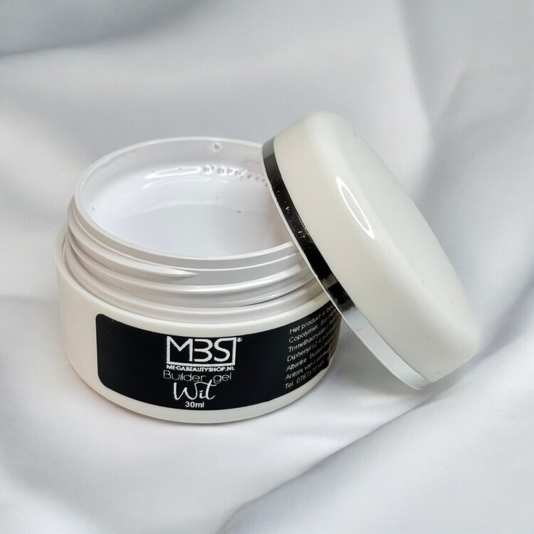Mega Beauty Shop® Builder gel wit 15ml. TPO free