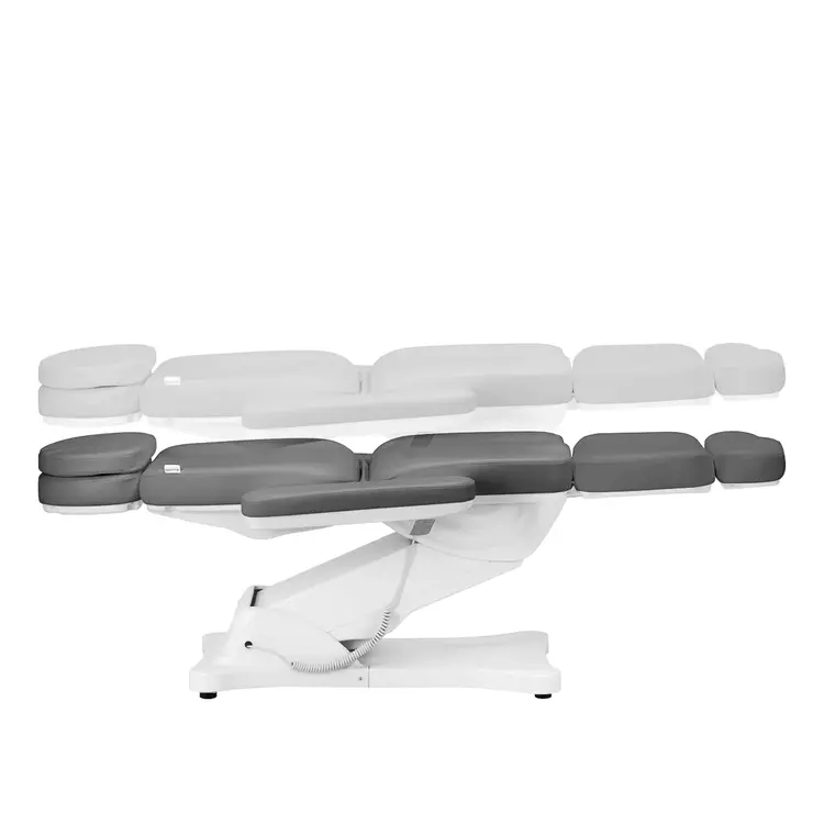 Mega Beauty Shop® Elektrische behandelstoel Grijs (4 motoren)  kantelbaar