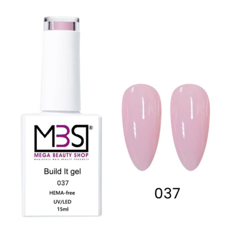 Mega Beauty Shop® Biab gel/Build It gel HEMA & TPO free  15ml. (037)