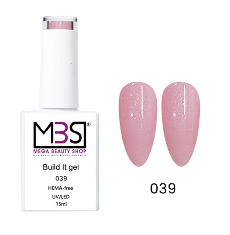 Mega Beauty Shop® Biab gel/Build It gel HEMA & TPO free 15ml. (039)